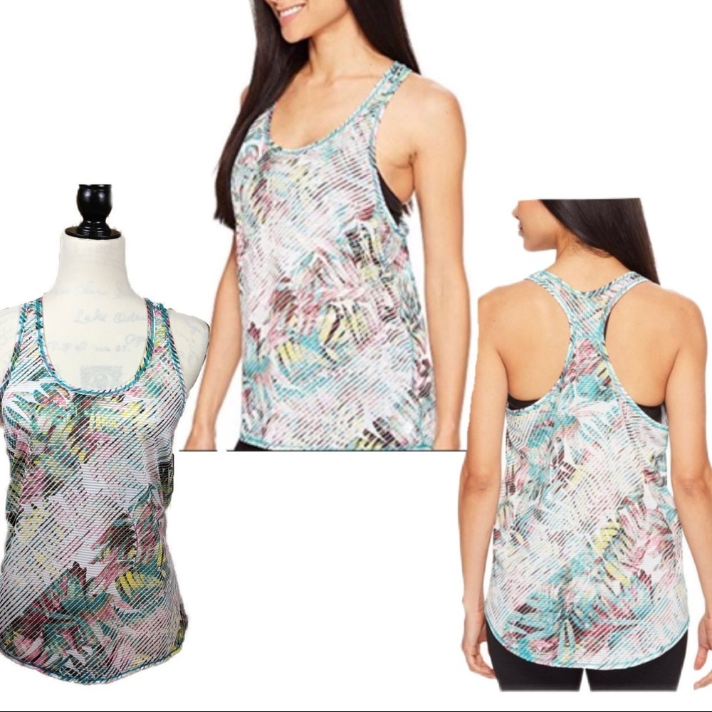 PrAna Breezie Dragonfly Paradise Tank Top Size S